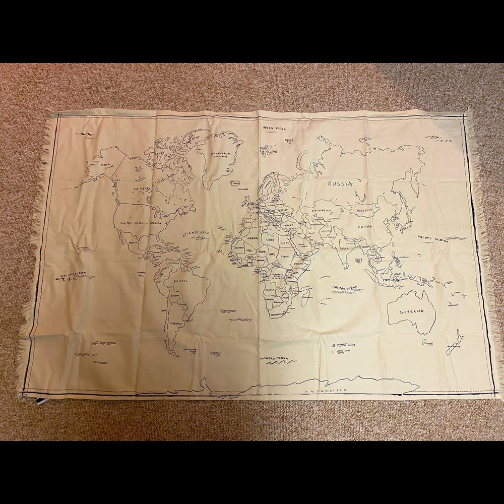 Tapestry - World Map